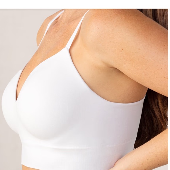 Shapermint Other - Shapermint Truekind® Supportive Comfort Wireless Shaping Bra Sz M White